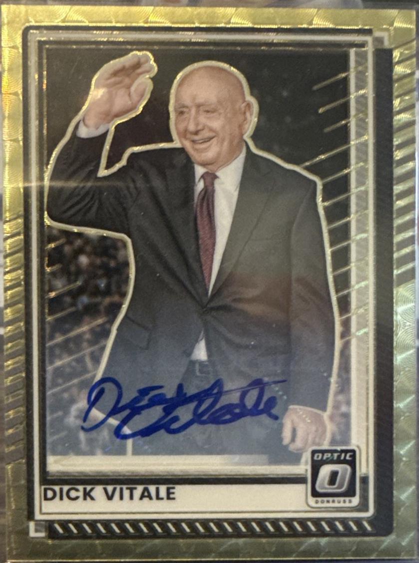 Dick Vitale [Black Holo Optic Autograph] #181