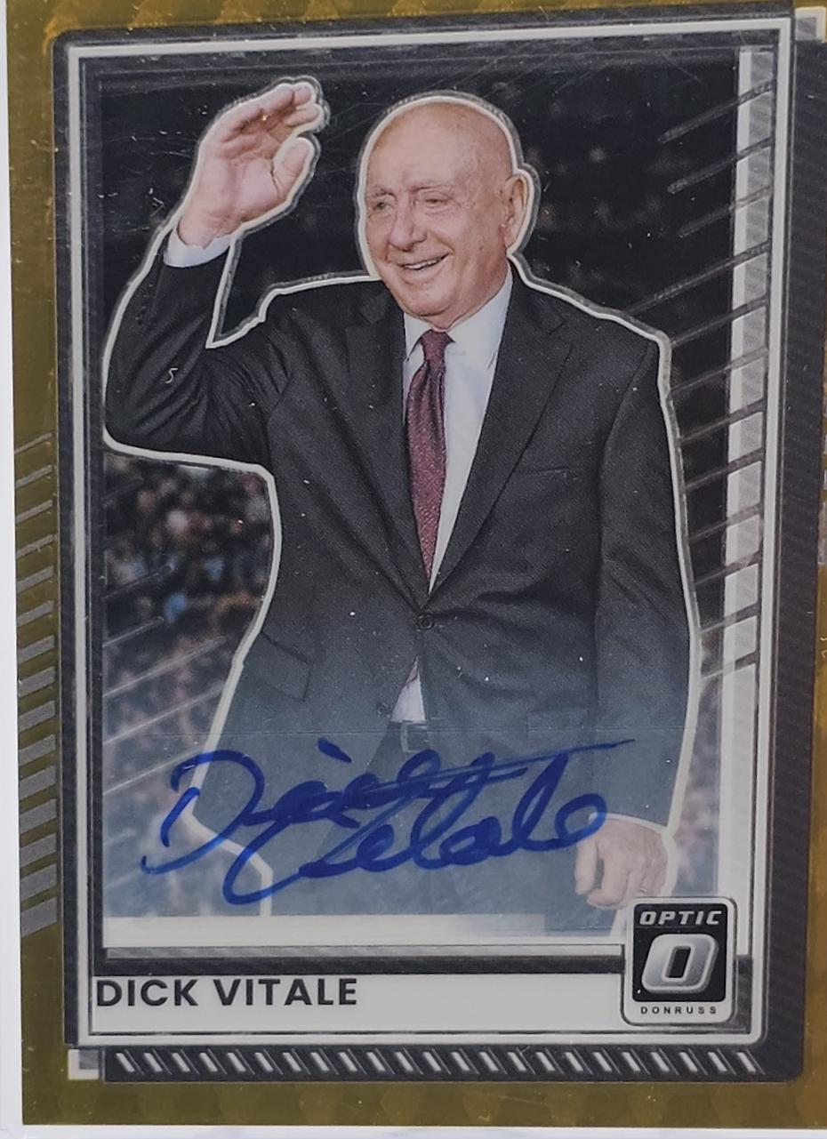 Dick Vitale [FOTL Gold Holo Optic Autograph] #181