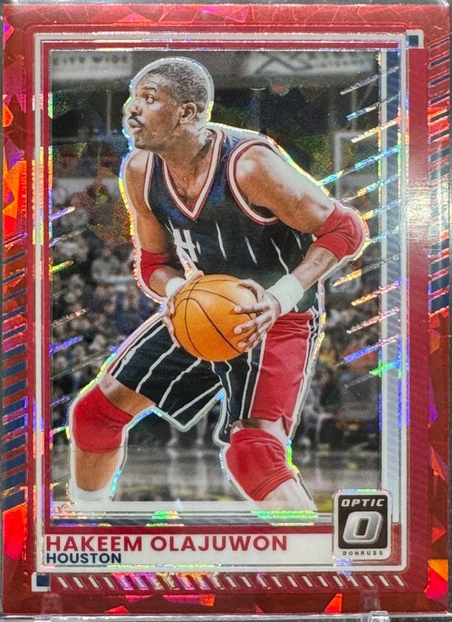 Hakeem Olajuwon [Red Cracked Ice Optic] #135