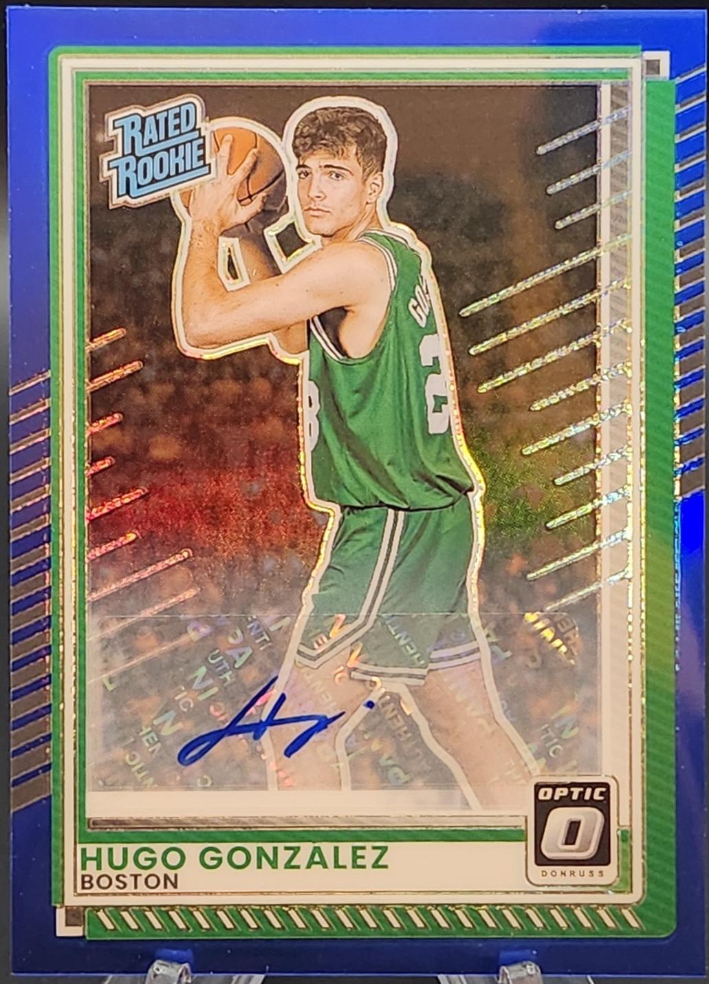 Hugo Gonzalez [Blue Holo Optic Autograph] #16