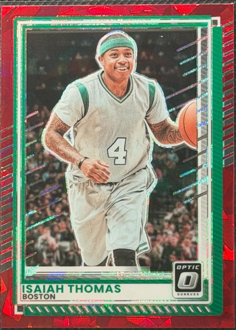 Isaiah Thomas [Red Cracked Ice Optic] #187