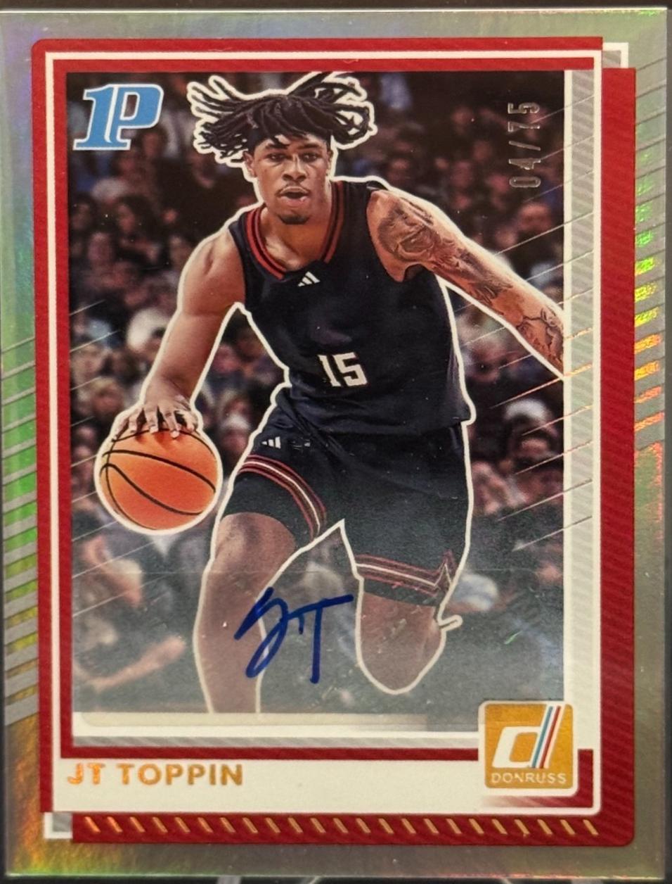 JT Toppin [Holo Autograph] #70