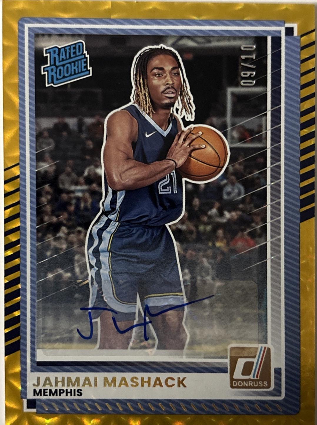 Jahmai Mashack [Gold Autograph] #44