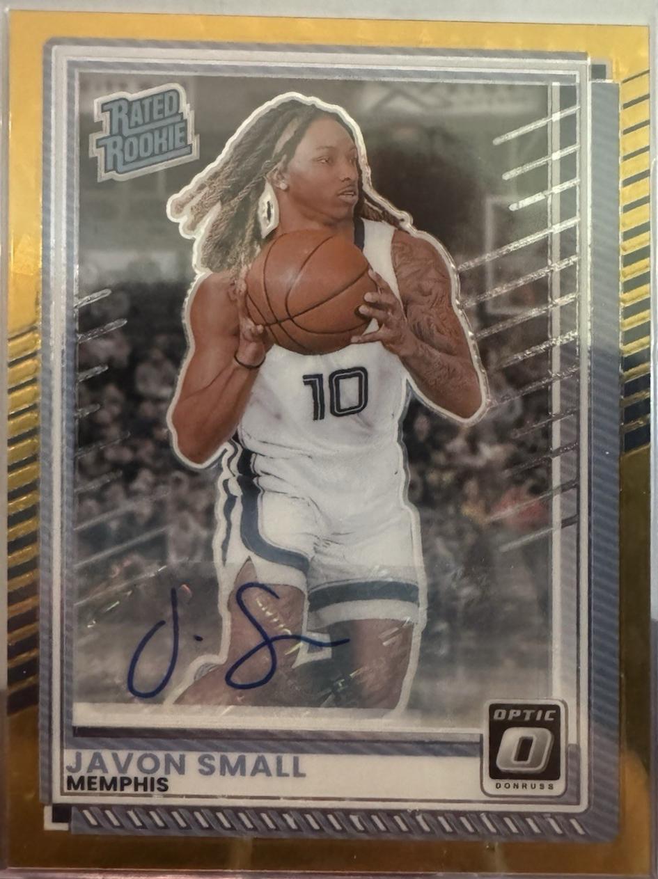Javon Small [FOTL Gold Holo Optic Autograph] #35