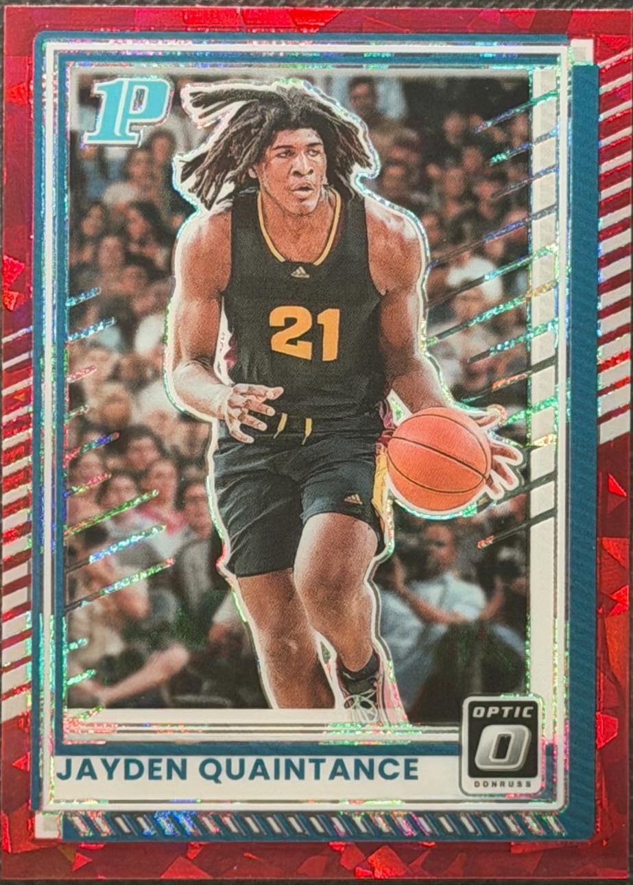 Jayden Quaintance [Red Cracked Ice Optic] #72