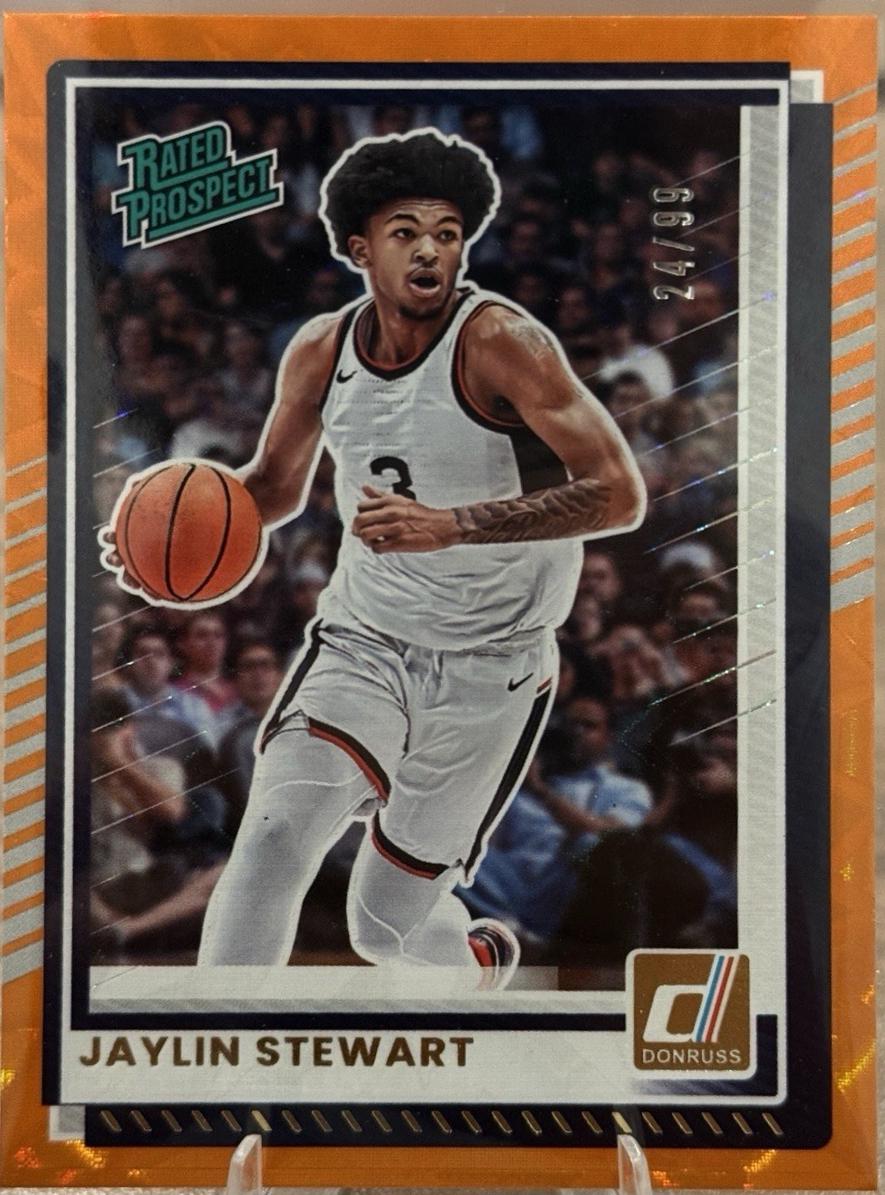 Jaylin Stewart [Orange Lava Autograph] #59