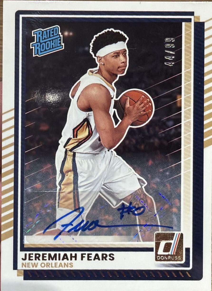 Jeremiah Fears [Orange Lava Autograph] #3