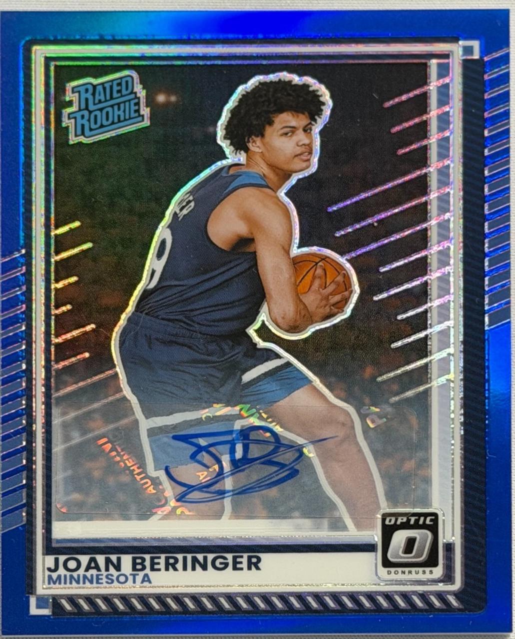 Joan Beringer [Blue Holo Optic Autograph] #11