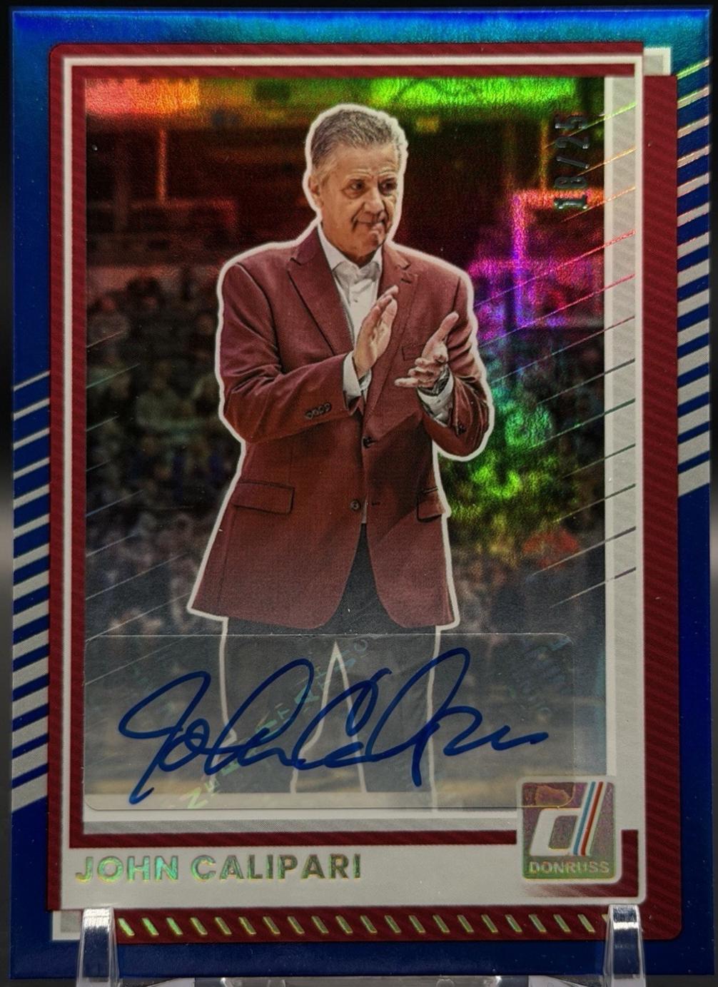 John Calipari [Blue Autograph] #133