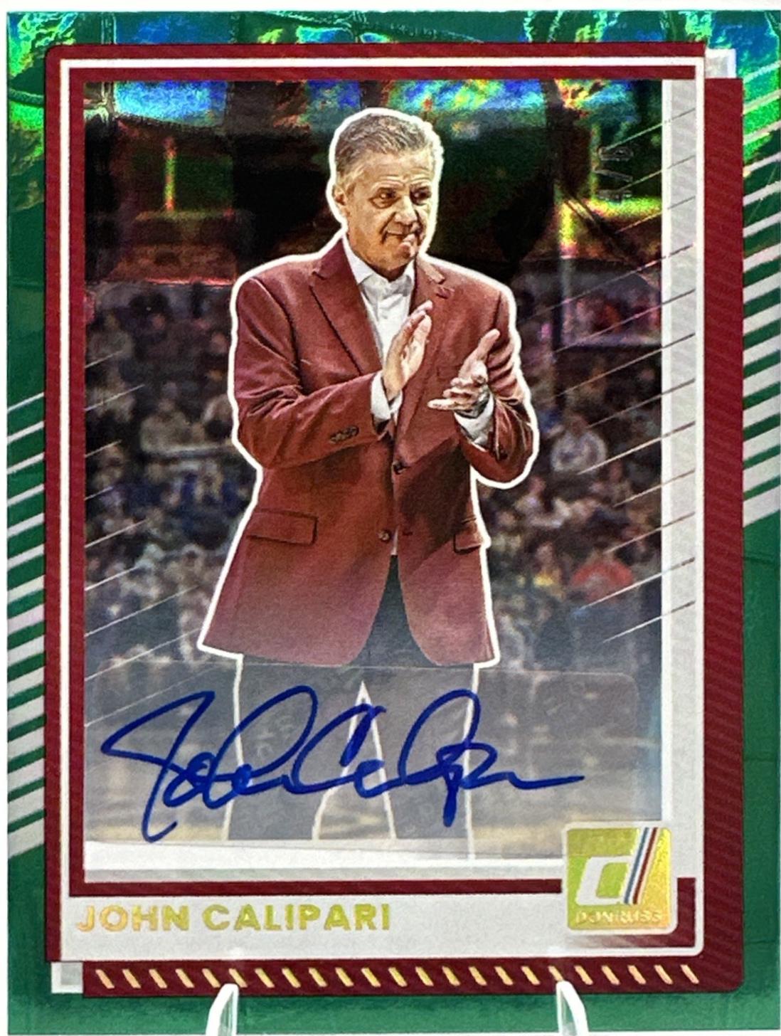 John Calipari [FOTL Gold Holo Optic Autograph] #133