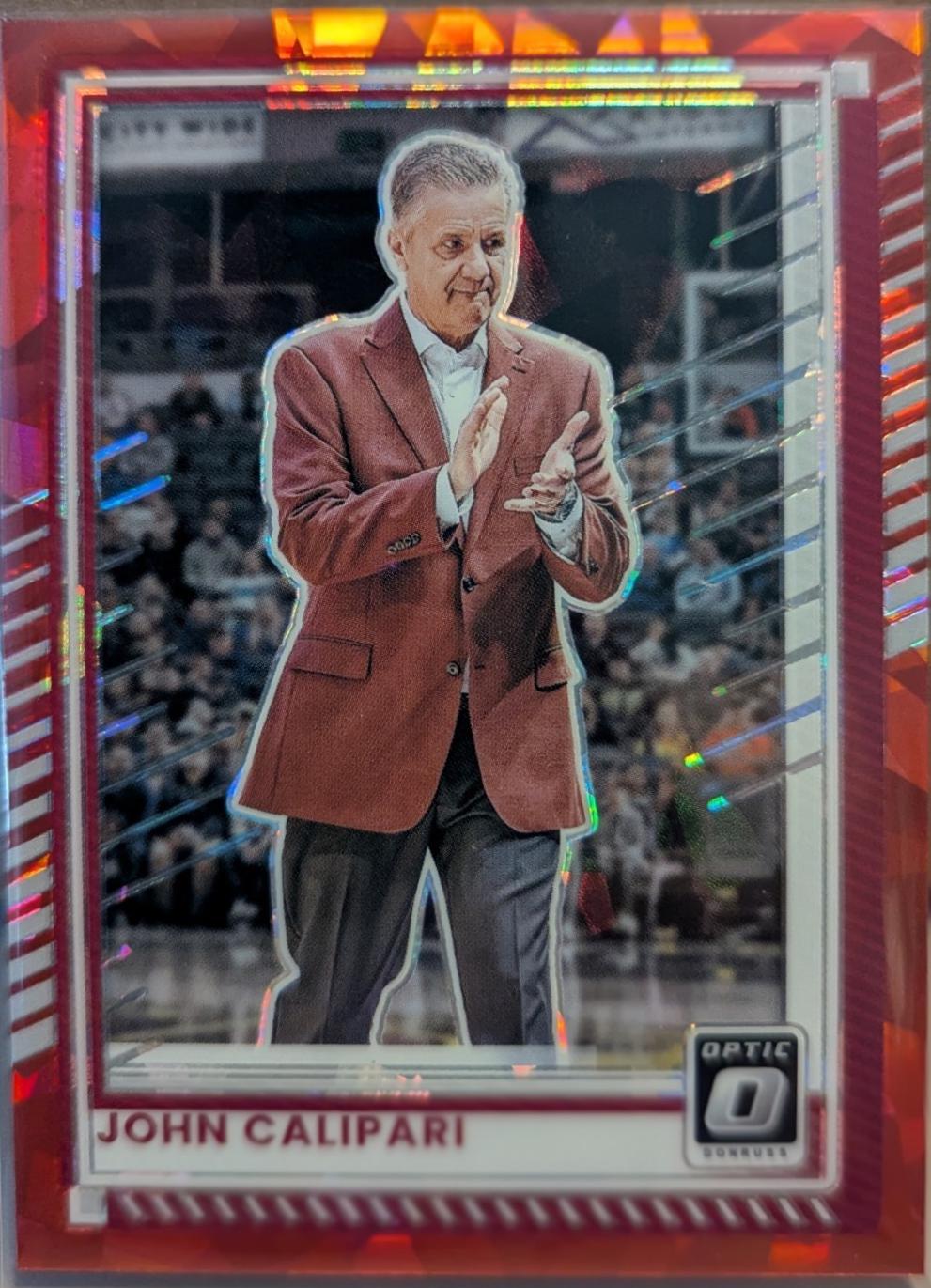 John Calipari [Red Cracked Ice Optic] #133