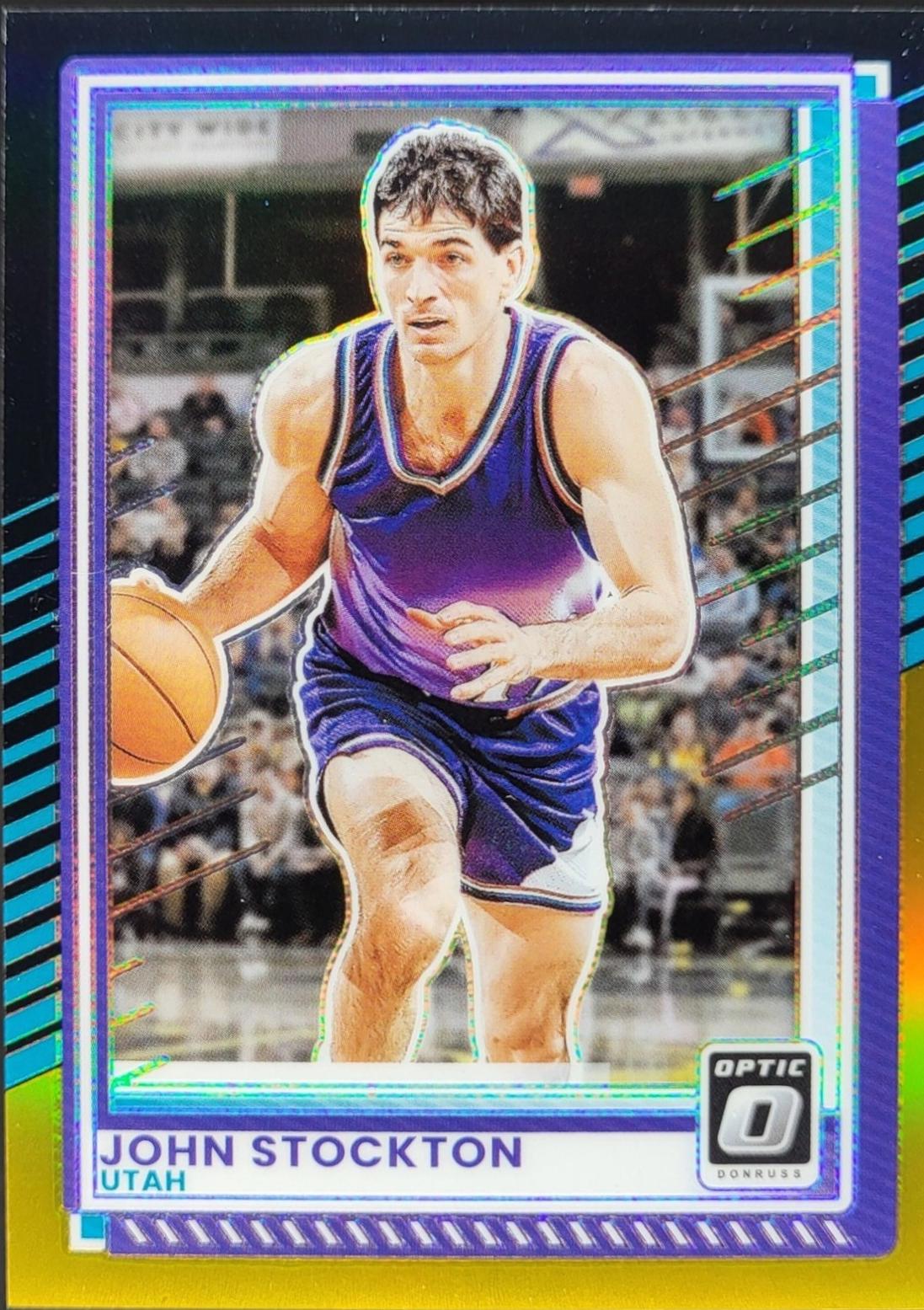 John Stockton [Black Gold Optic] #136