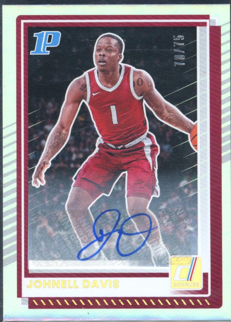 Johnell Davis [Holo Autograph] #77