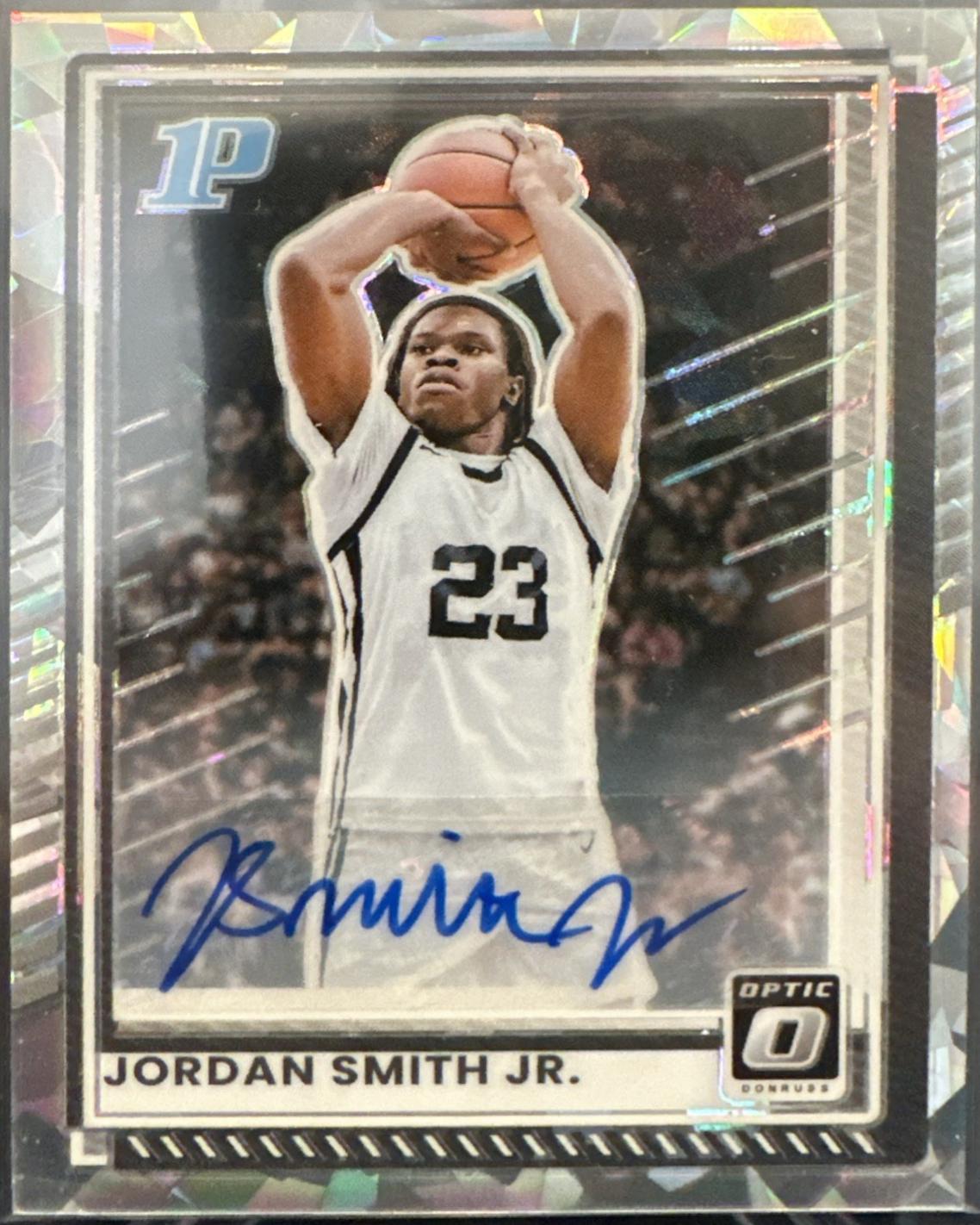 Jordan Smith Jr. [Cracked Ice Holo Optic Autograph] #86