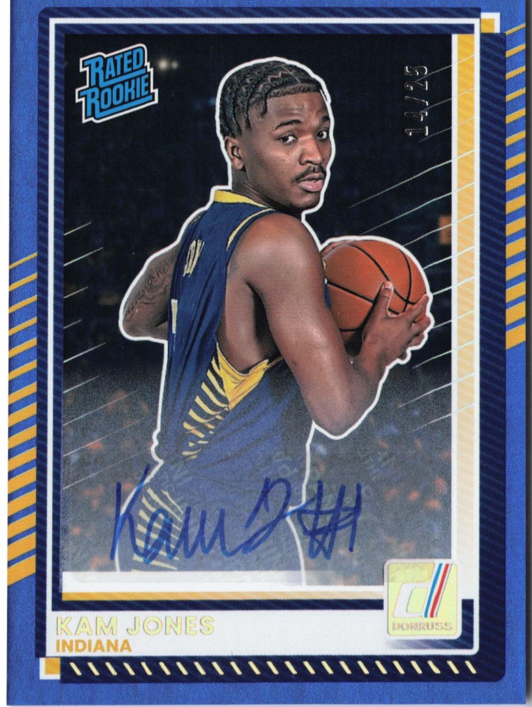 Kam Jones [Blue Autograph] #25