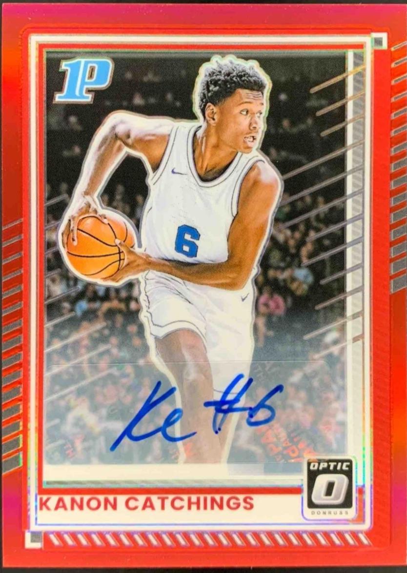 Kanon Catchings [Red Holo Optic Autograph] #78