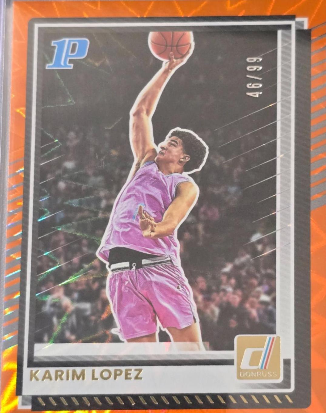 Karim Lopez [Orange Lava Autograph] #92
