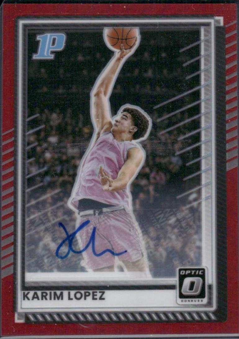 Karim Lopez [Red Holo Optic Autograph] #92