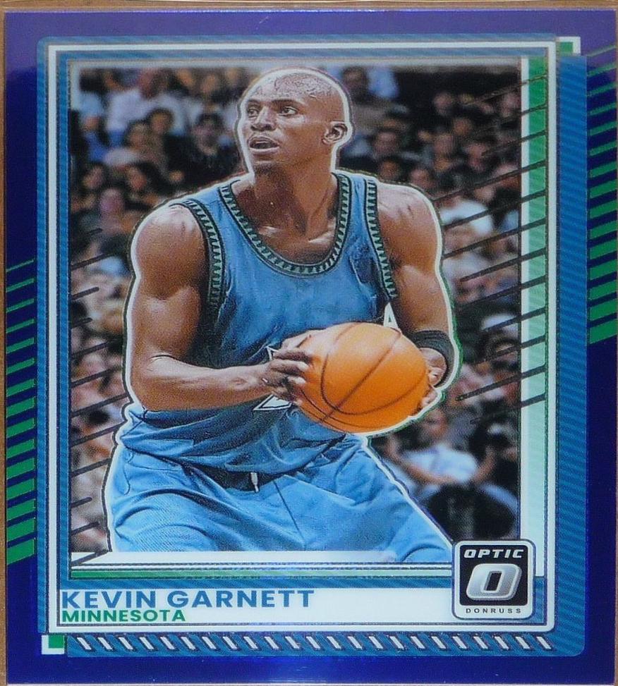 Kevin Garnett [Blue Holo Optic Autograph] #166