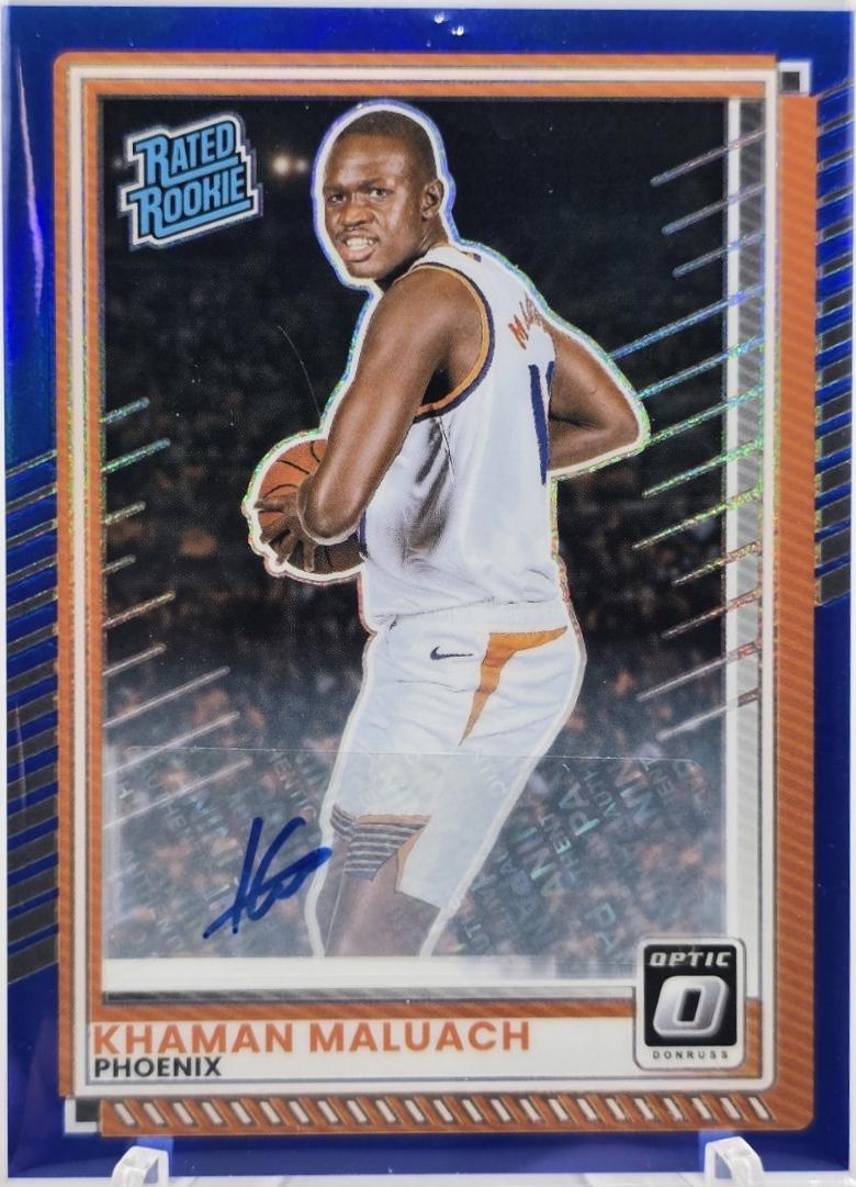 Khaman Maluach [Blue Holo Optic Autograph] #4