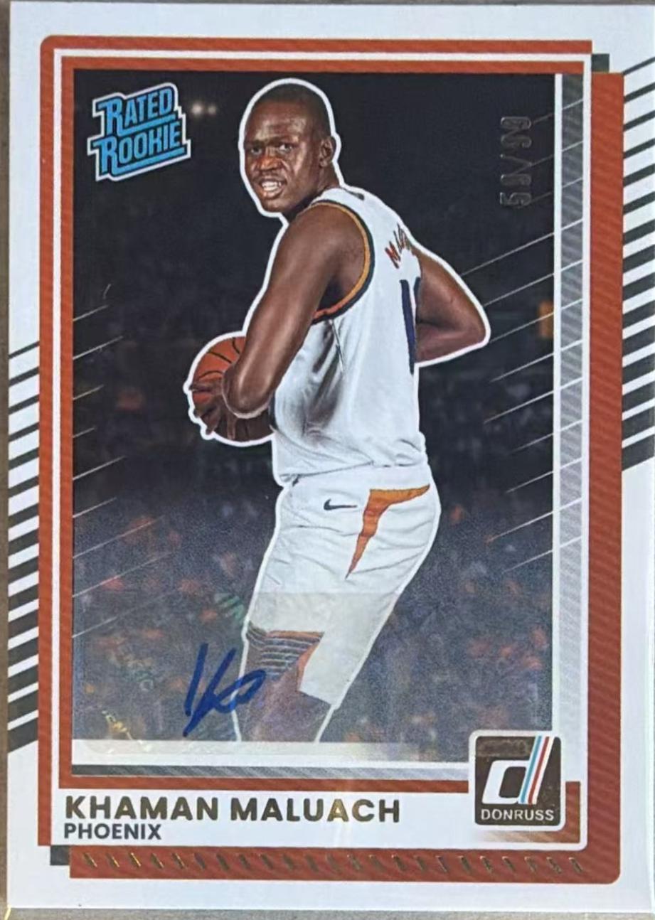 Khaman Maluach [Orange Lava Autograph] #4
