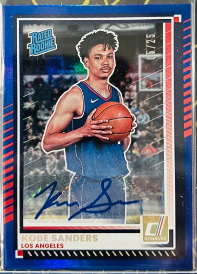 Kobe Sanders [Blue Autograph] #36