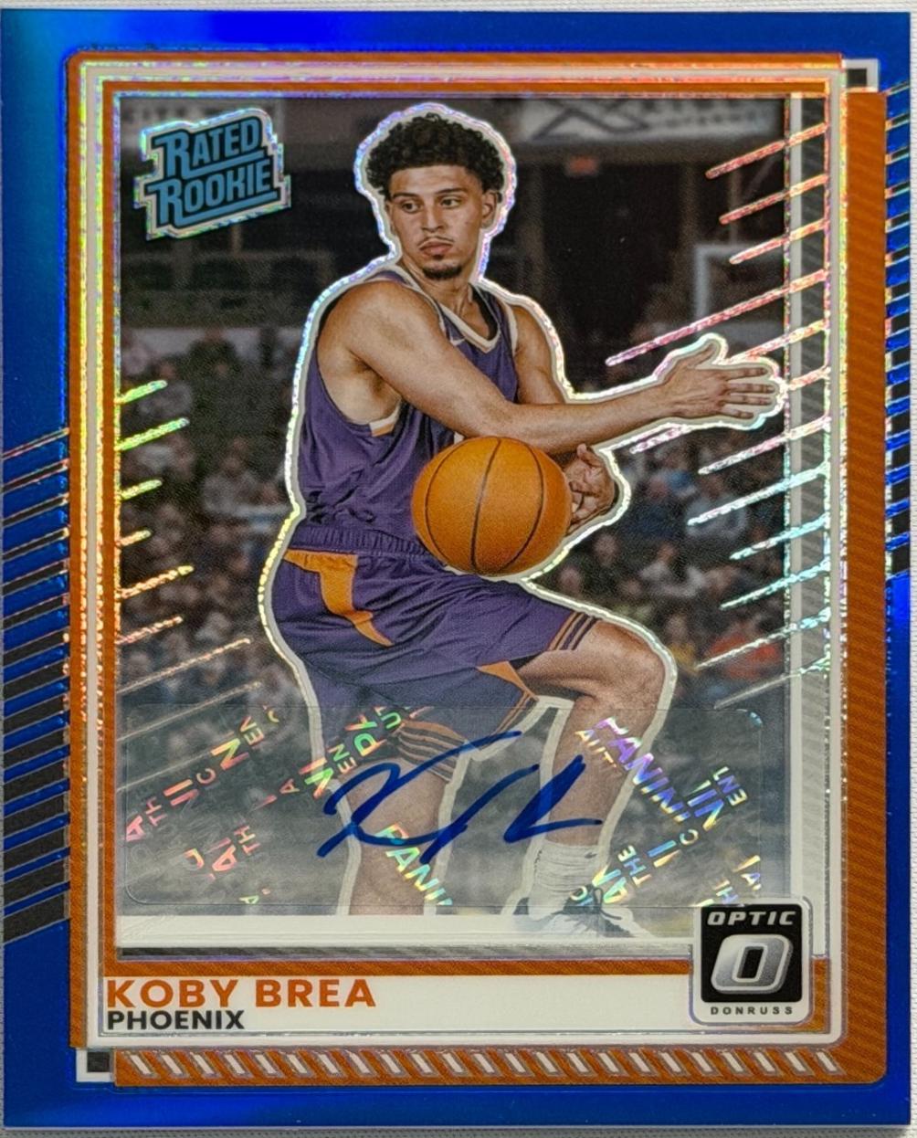 Koby Brea [Blue Holo Optic Autograph] #28