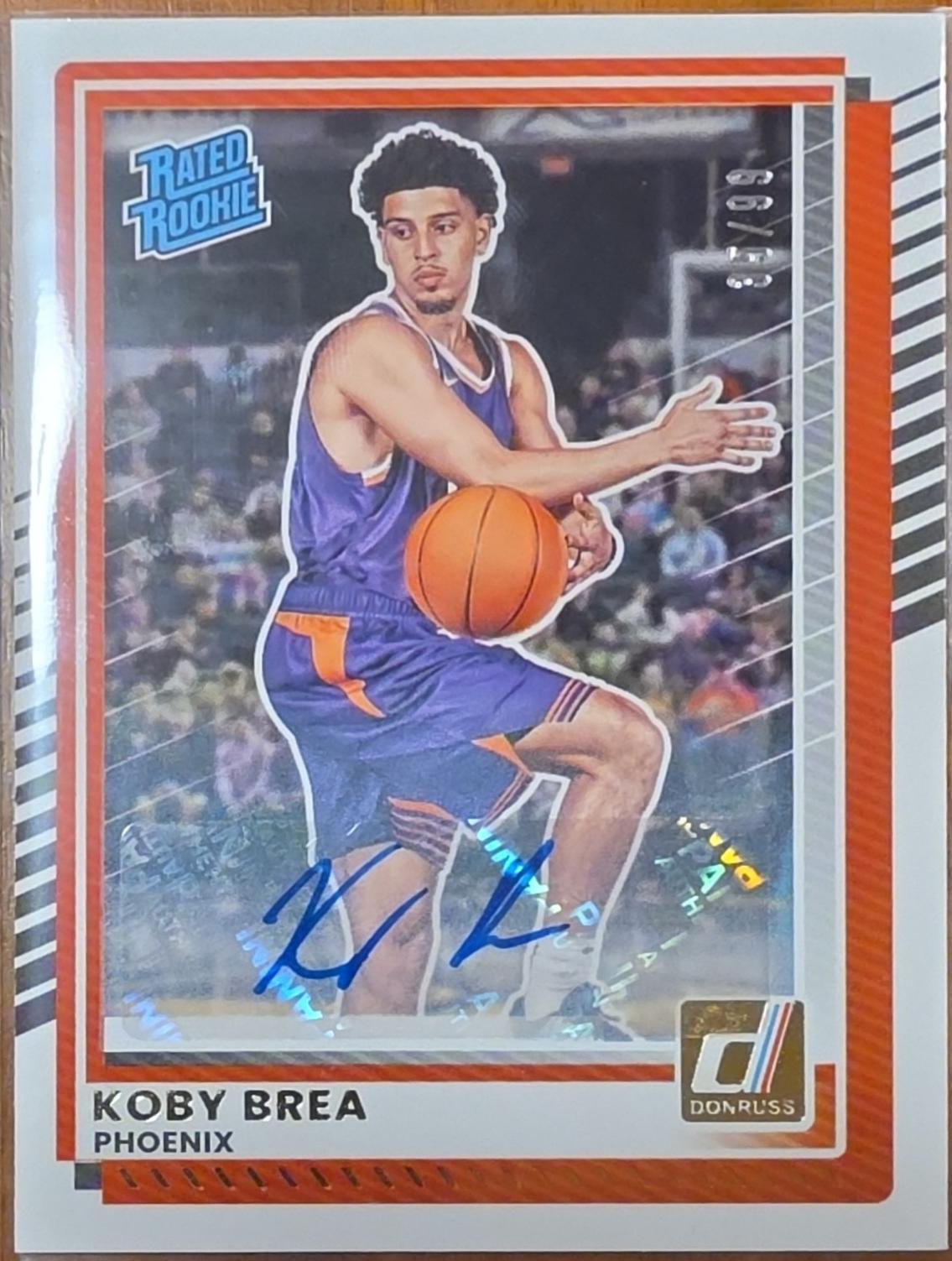 Koby Brea [Orange Lava Autograph] #28
