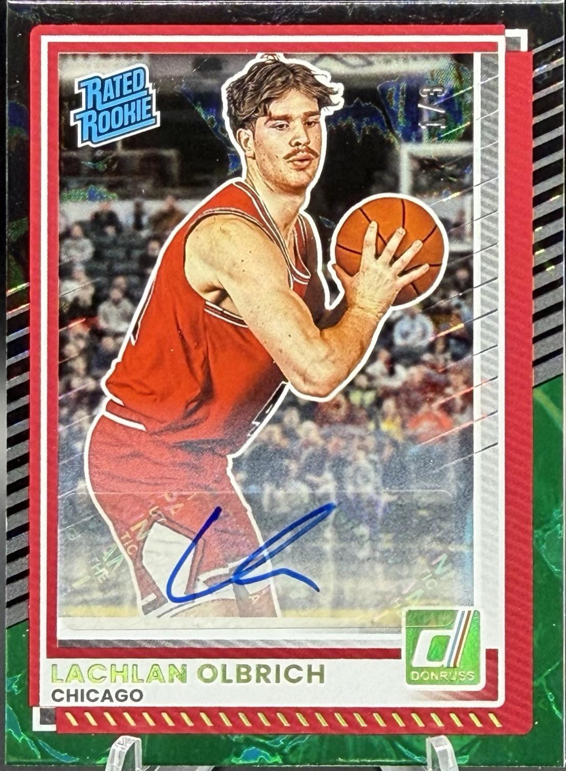 Lachlan Olbrich [Black Green Autograph] #40
