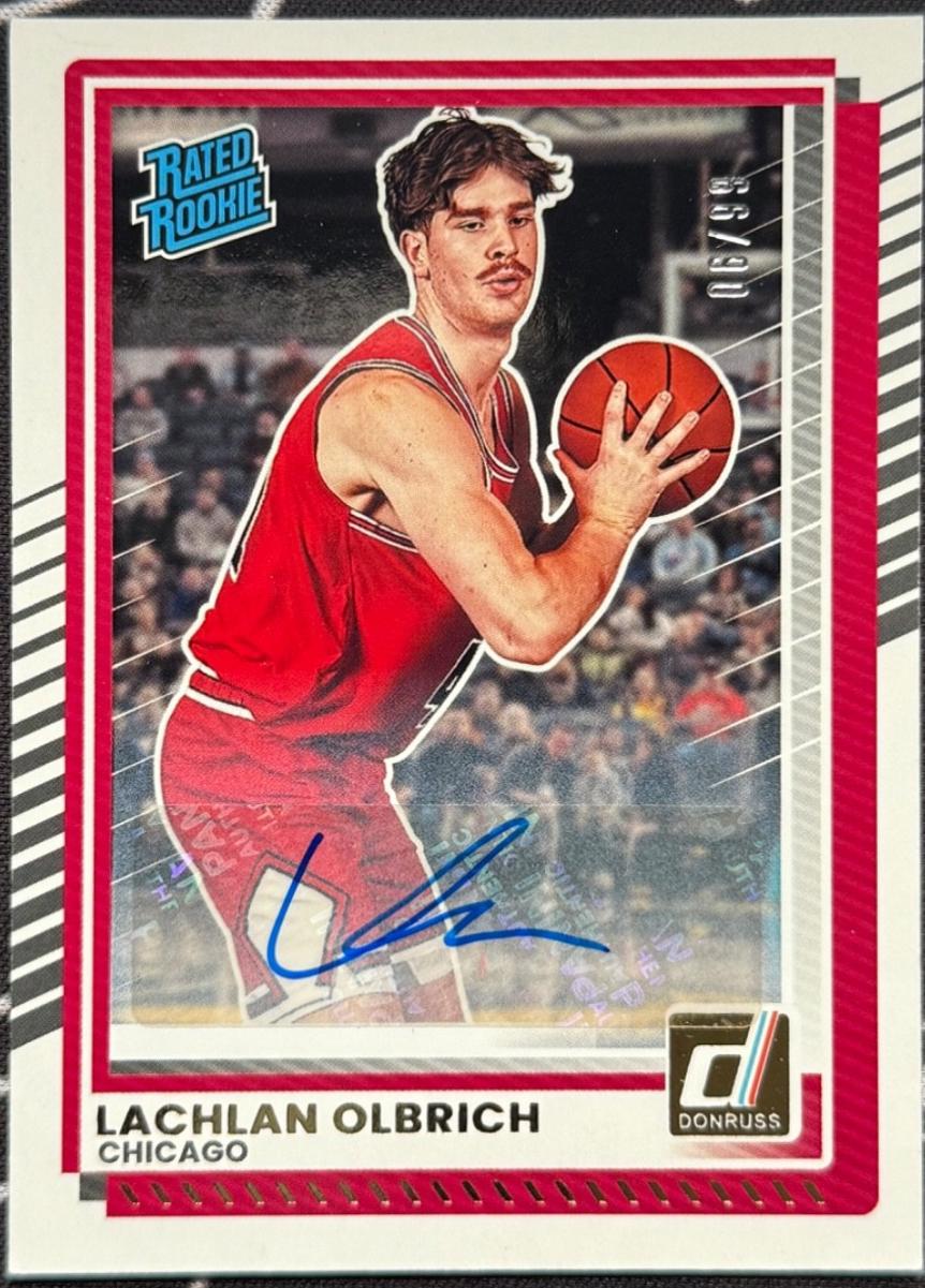 Lachlan Olbrich [Orange Lava Autograph] #40