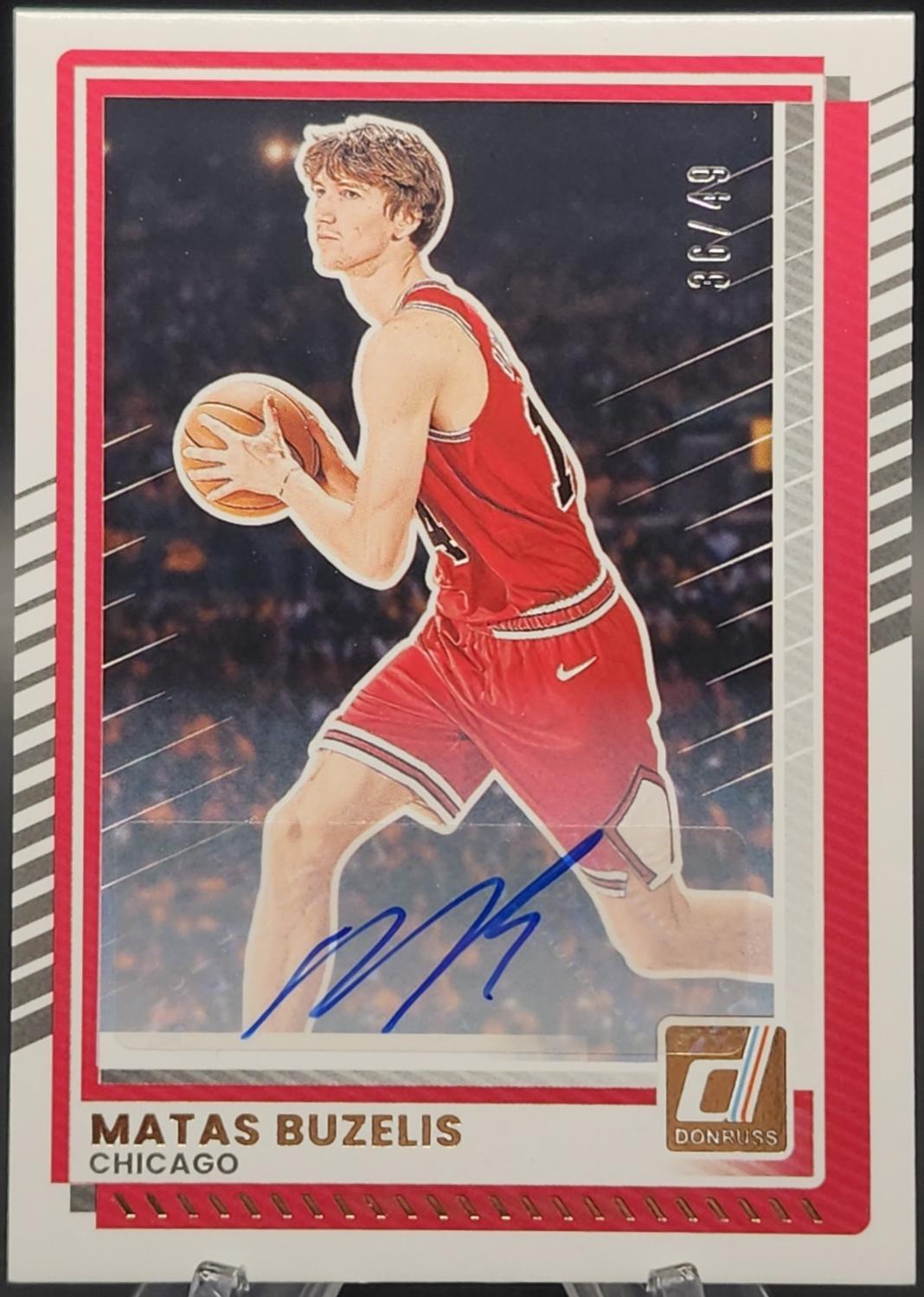 Matas Buzelis [Red Autograph] #117