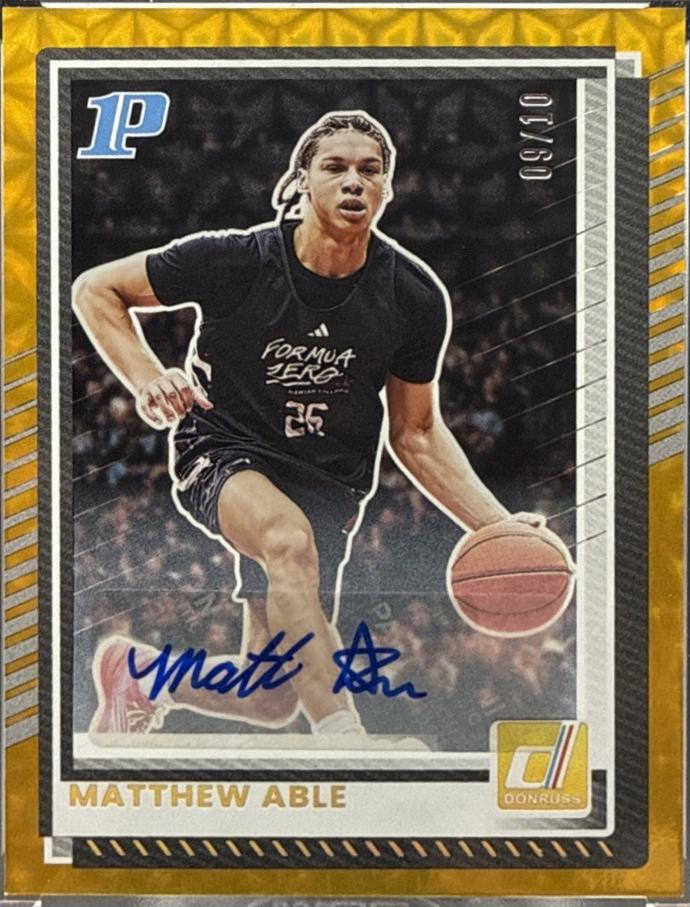 Matthew Able [Gold Autograph] #81