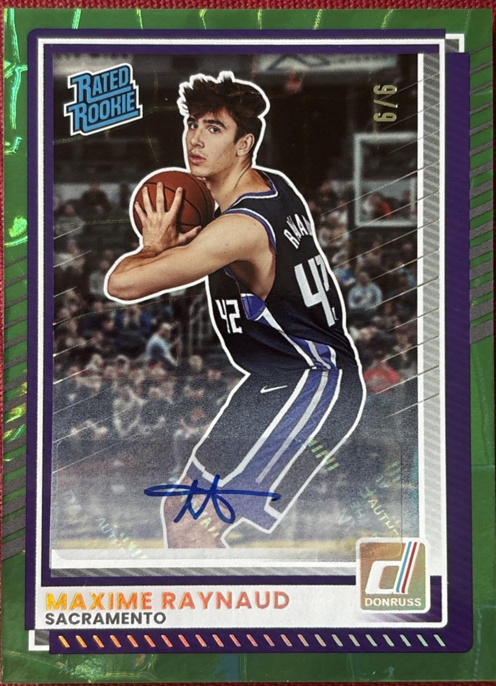 Maxime Raynaud [Green Autograph] #29