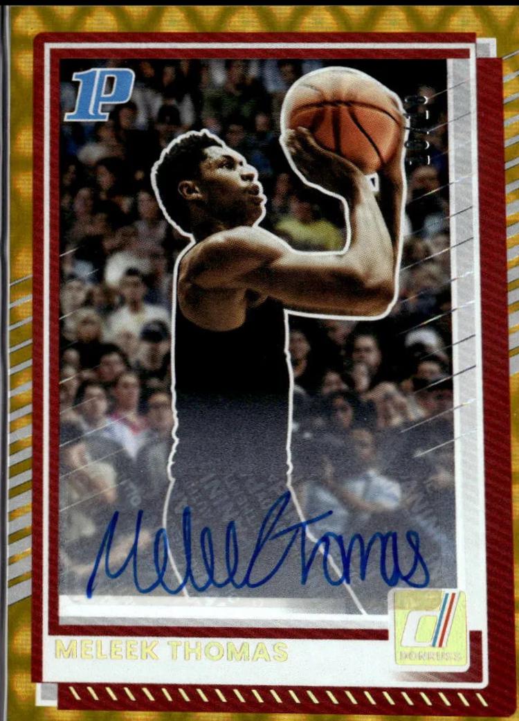 Meleek Thomas [Gold Autograph] #71