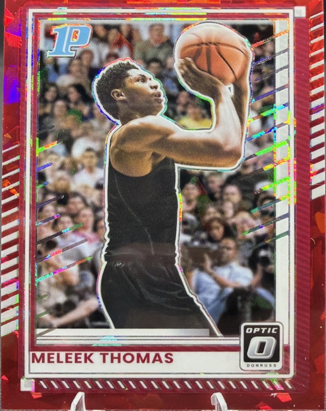 Meleek Thomas [Red Cracked Ice Optic] #71