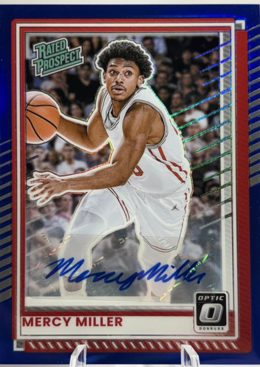 Mercy Miller [Blue Holo Optic Autograph] #55