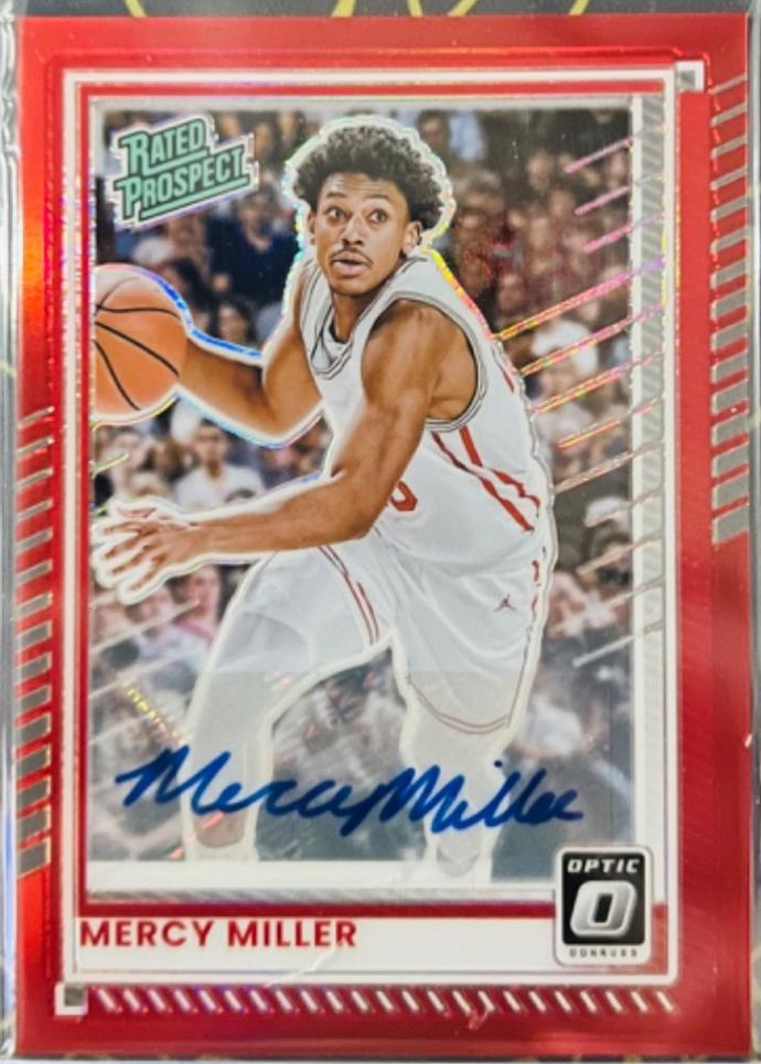 Mercy Miller [Red Holo Optic Autograph] #55