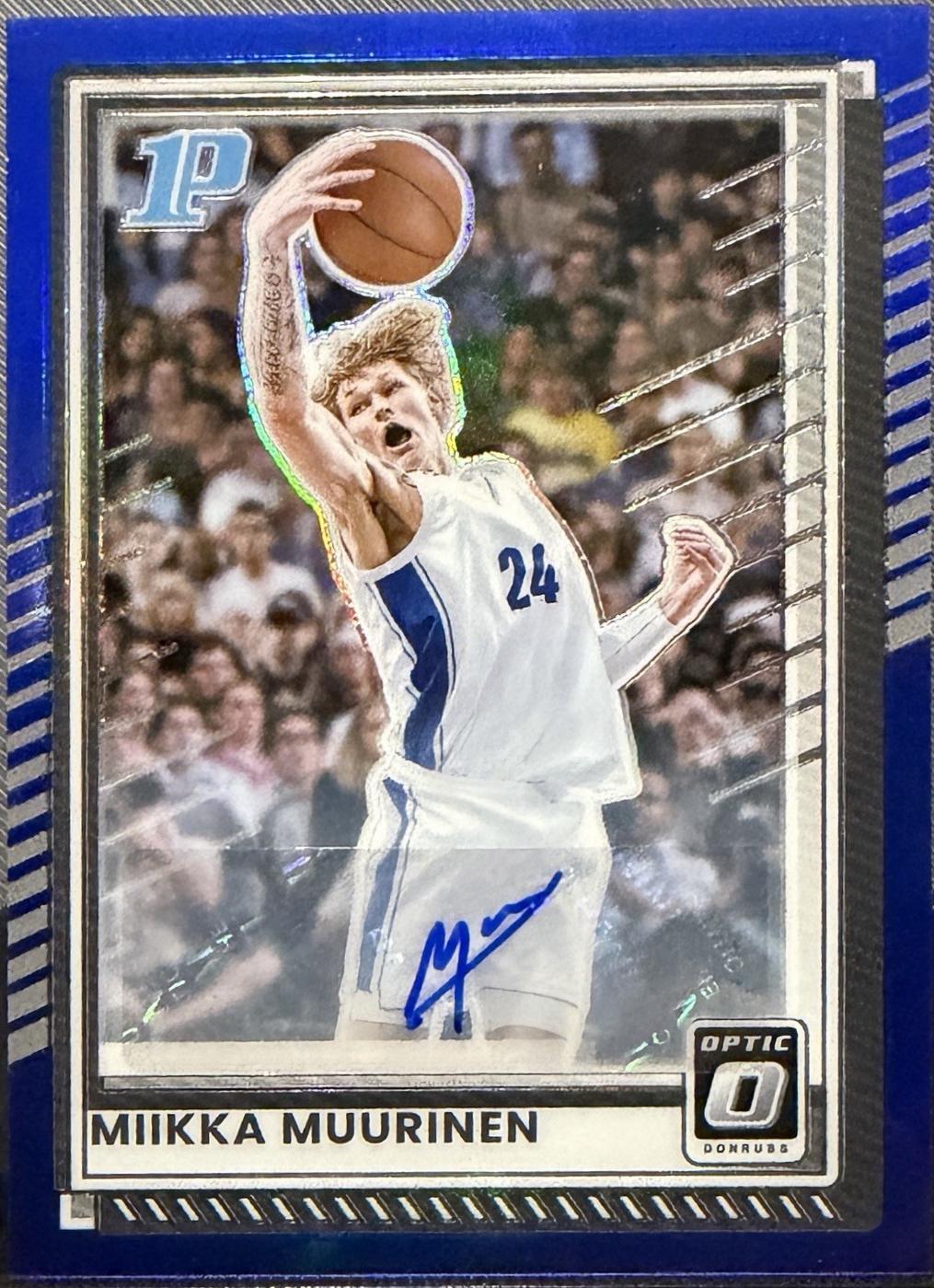 Miikka Muurinen [Blue Holo Optic Autograph] #168