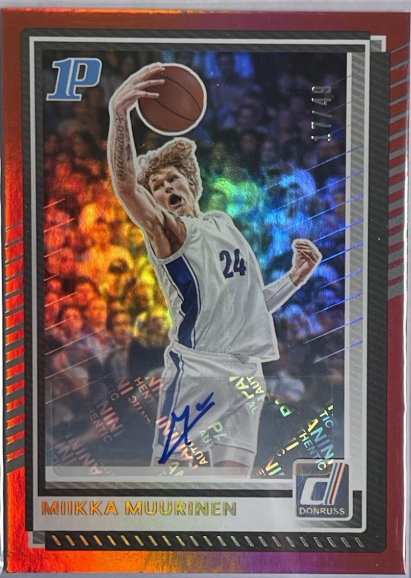 Miikka Muurinen [Red Autograph] #168