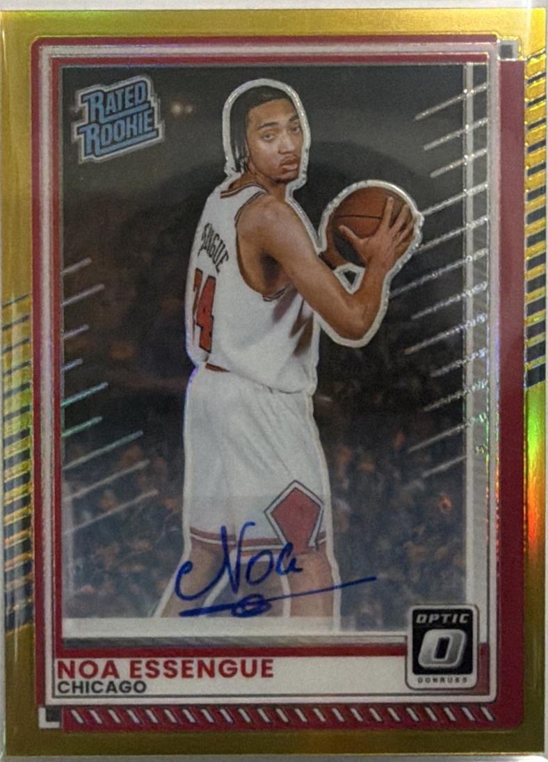 Noa Essengue [Gold Holo Optic Autograph] #6