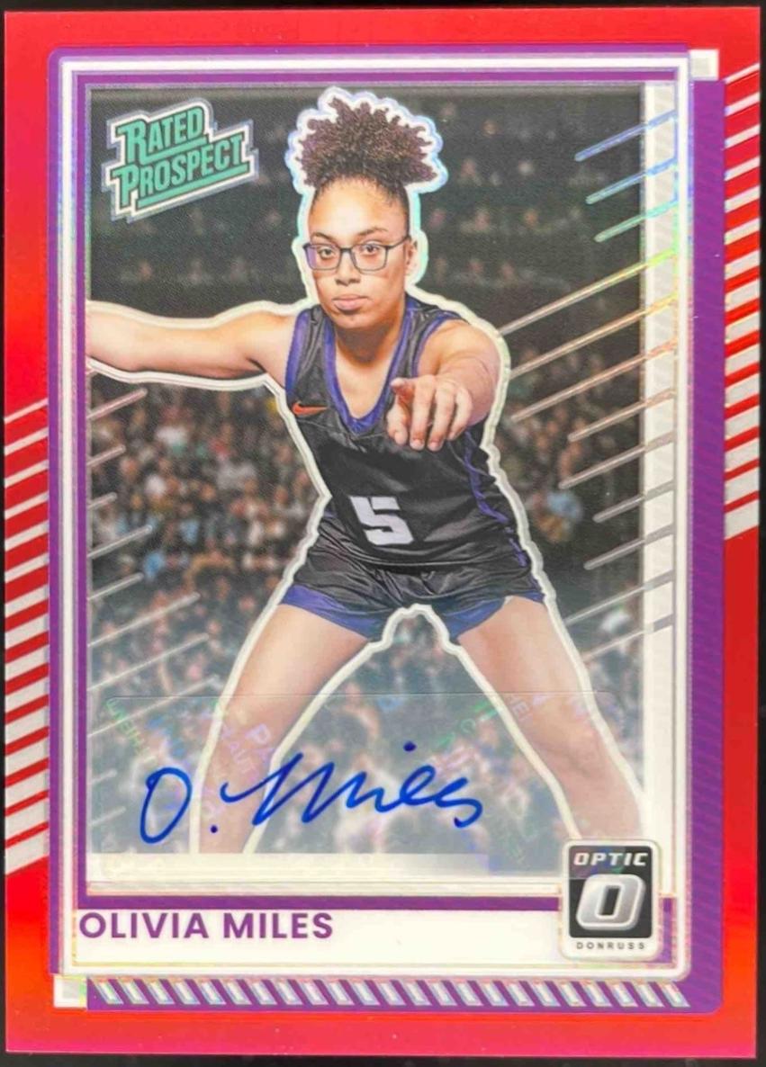 Olivia Miles [Red Holo Optic Autograph] #89