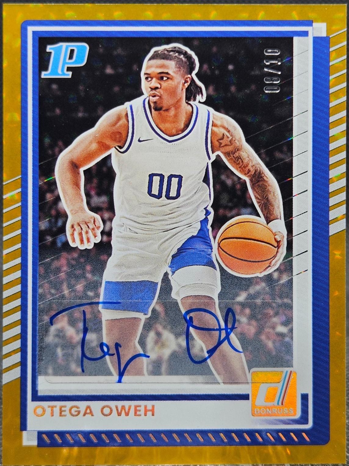 Otega Oweh [Gold Autograph] #80