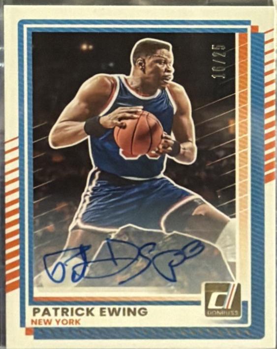 Patrick Ewing [Blue Autograph] #125