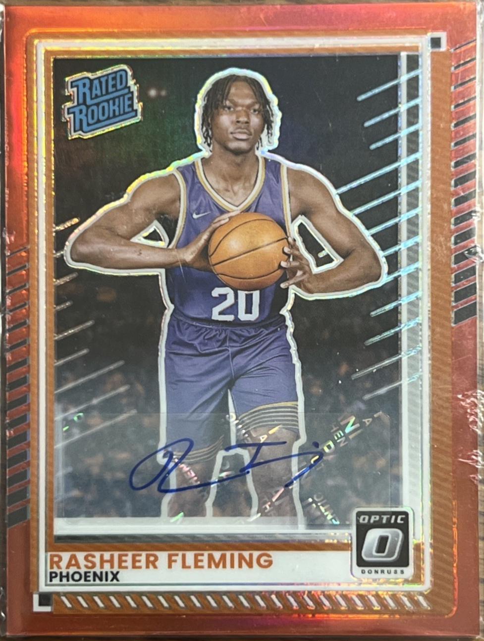 Rasheer Fleming [Red Holo Optic Autograph] #18