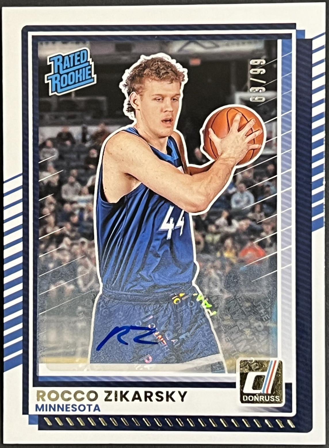 Rocco Zikarsky [Orange Lava Autograph] #32