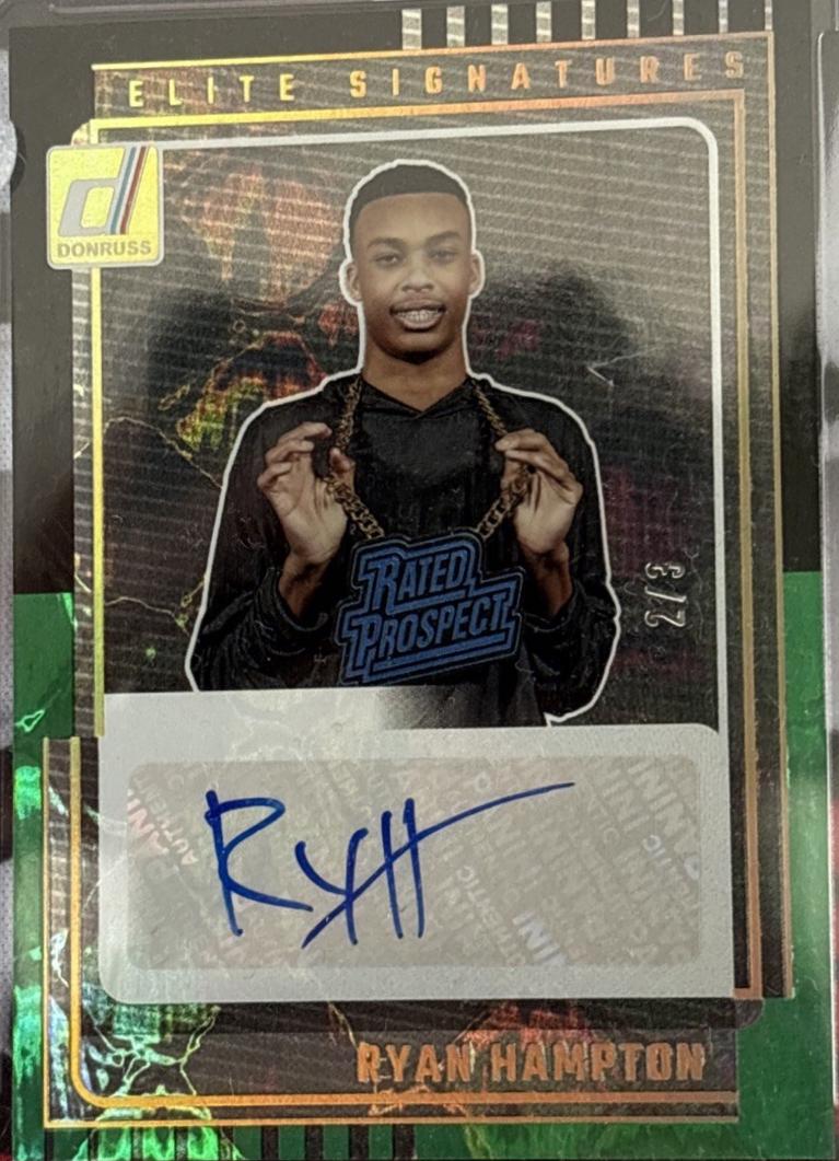 Ryan Hampton [Black Green Autograph] #91