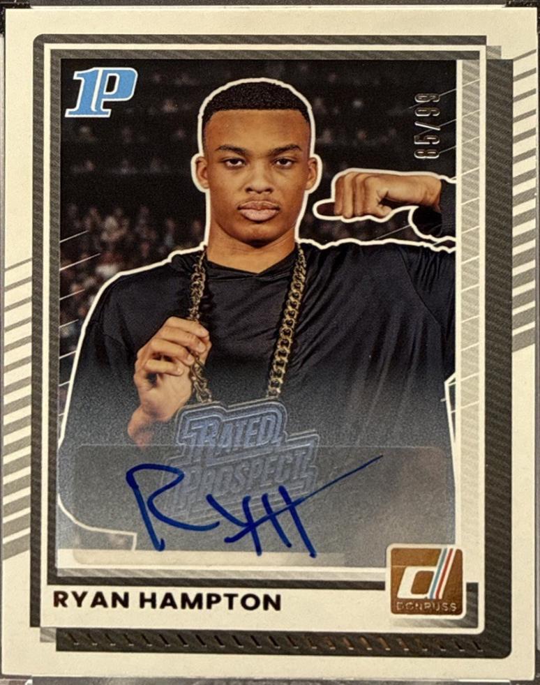 Ryan Hampton [Orange Lava Autograph] #91