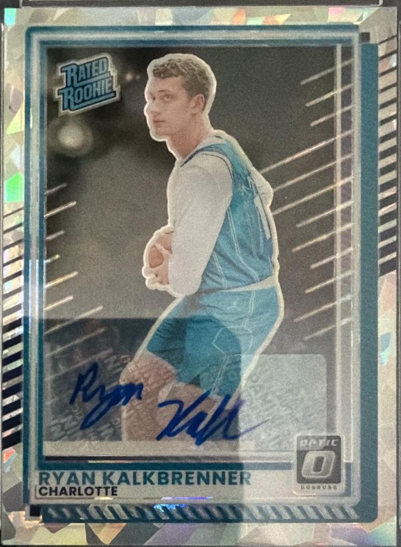 Ryan Kalkbrenner [Cracked Ice Holo Optic Autograph] #21