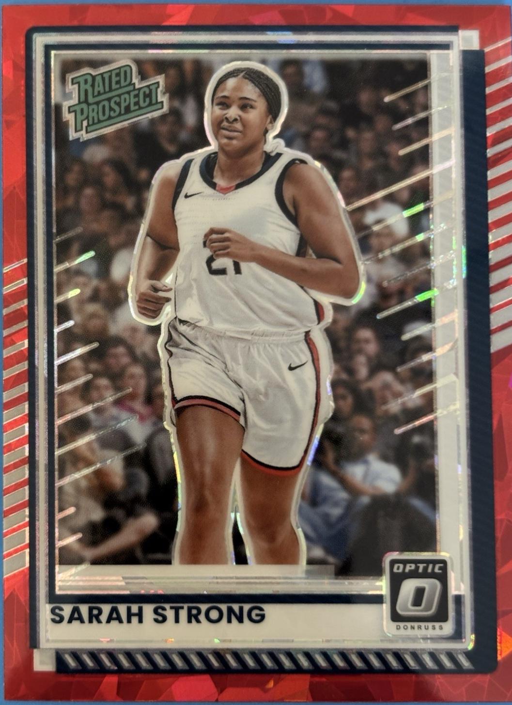 Sarah Strong [Red Cracked Ice Optic] #69