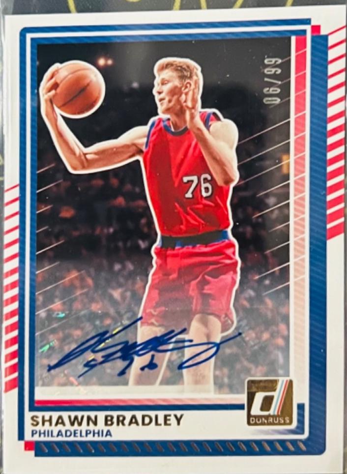 Shawn Bradley [Orange Lava Autograph] #113